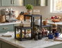 Hermia Sakura Organizador de Cocina Negro
